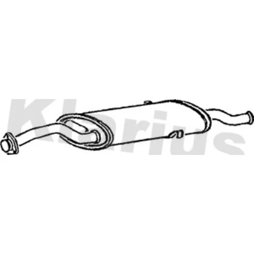 Koncový tlmič výfuku KLARIUS 230350