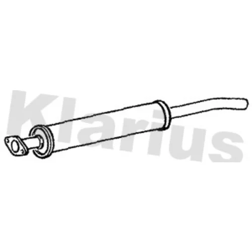 Stredný tlmič výfuku 230872 /KLARIUS/
