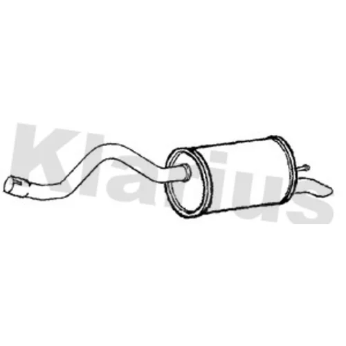 Koncový tlmič výfuku KLARIUS 231409