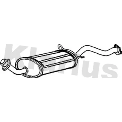 Koncový tlmič výfuku KLARIUS 240462