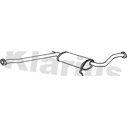 Stredný tlmič výfuku KLARIUS 260400