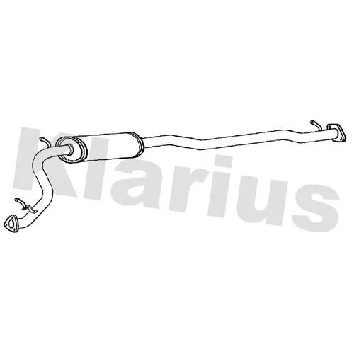 Stredný tlmič výfuku KLARIUS 261270