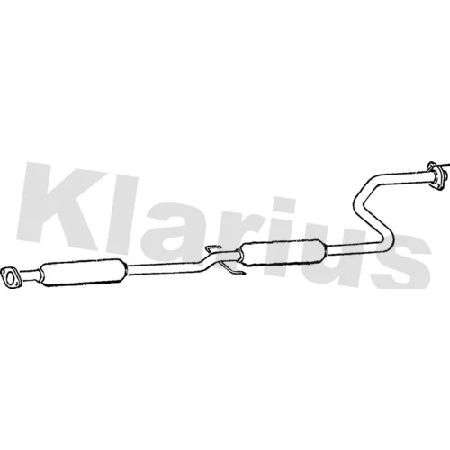 Stredný tlmič výfuku KLARIUS 270111