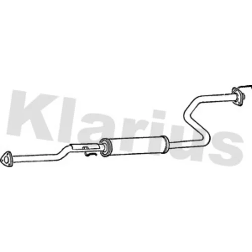 Stredný tlmič výfuku KLARIUS 270410