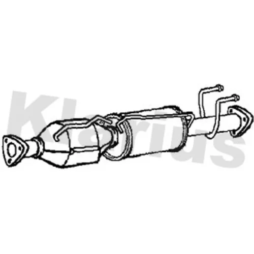 Filter sadzí/pevných častíc výfukového systému KLARIUS 390269