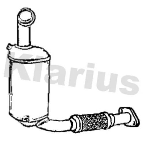 Filter sadzí/pevných častíc výfukového systému KLARIUS 390430