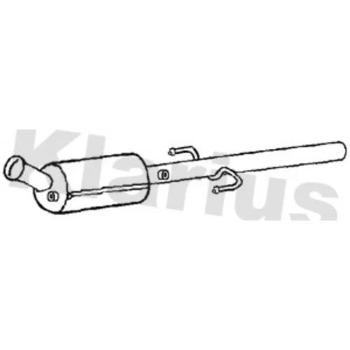 Filter sadzí/pevných častíc výfukového systému KLARIUS 390543