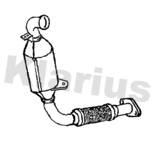 Filter sadzí/pevných častíc výfukového systému KLARIUS 390727