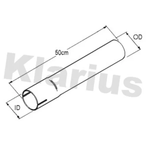 Vyfukove potrubie, univerzalne KLARIUS 430554