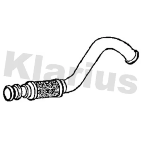 Výfukové potrubie KLARIUS 110786