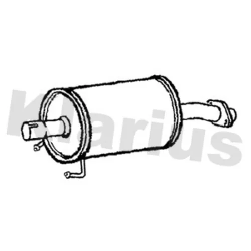 Výfukové potrubie KLARIUS 120587