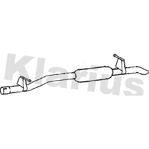 Koncový tlmič výfuku KLARIUS 211498