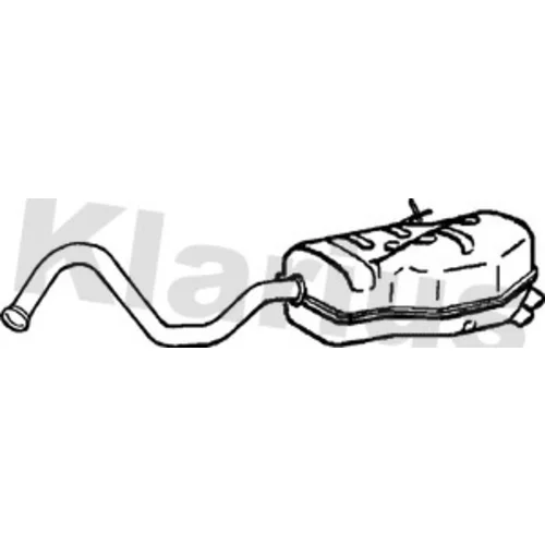 Koncový tlmič výfuku KLARIUS 230478