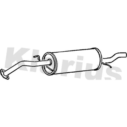 Koncový tlmič výfuku KLARIUS 230754