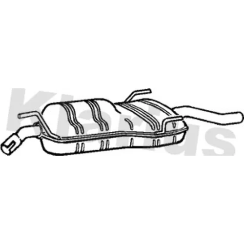 Koncový tlmič výfuku KLARIUS 230983