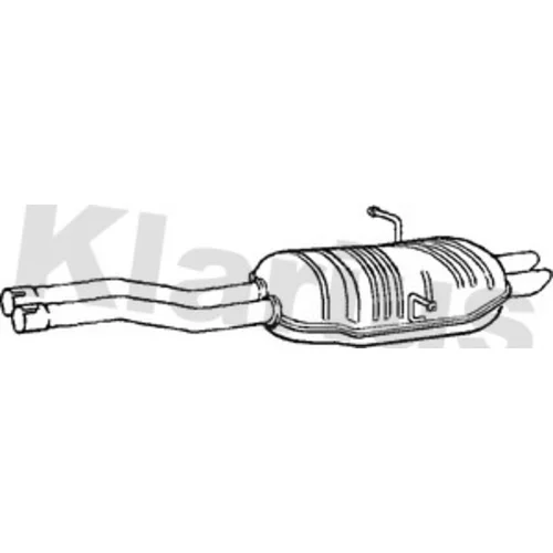 Koncový tlmič výfuku KLARIUS 231026