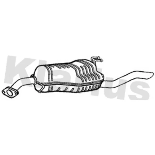 Koncový tlmič výfuku KLARIUS 232900