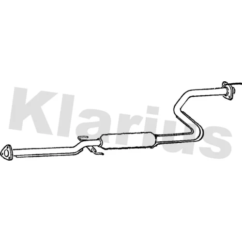 Stredný tlmič výfuku KLARIUS 260425