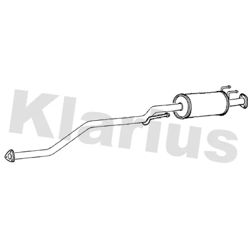 Stredný tlmič výfuku KLARIUS 270946