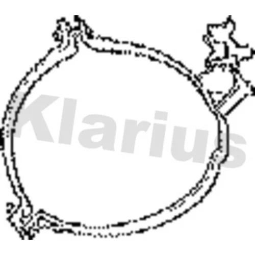 Držiak výfukového systému KLARIUS 430097