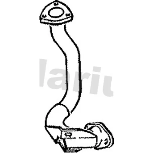 Výfukové potrubie KLARIUS 110358