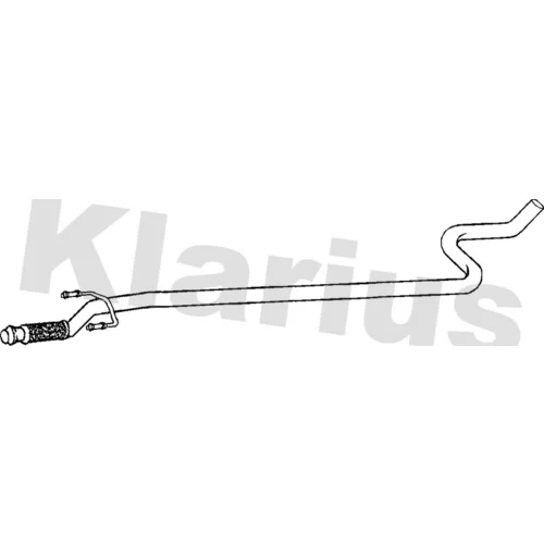 Výfukové potrubie KLARIUS 160334