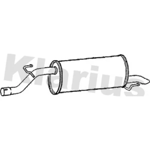 Koncový tlmič výfuku KLARIUS 210921