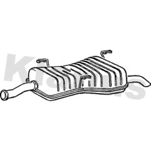 Koncový tlmič výfuku KLARIUS 220532
