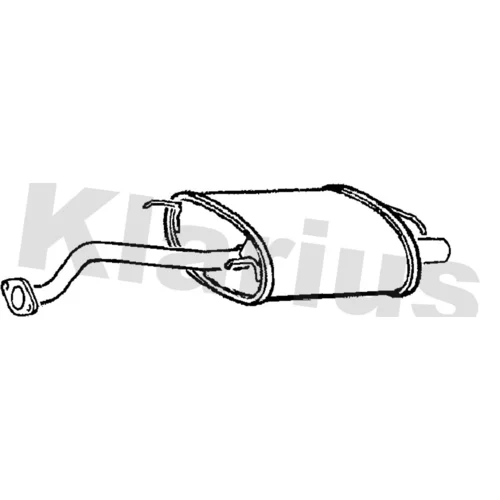 Koncový tlmič výfuku KLARIUS 220855