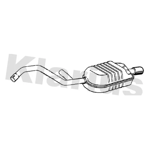 Koncový tlmič výfuku KLARIUS 221770