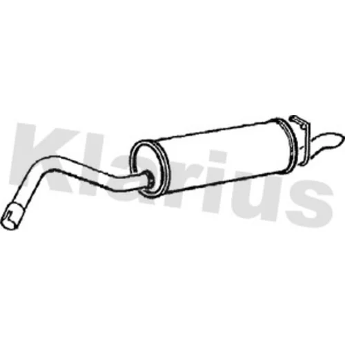 Koncový tlmič výfuku KLARIUS 230146