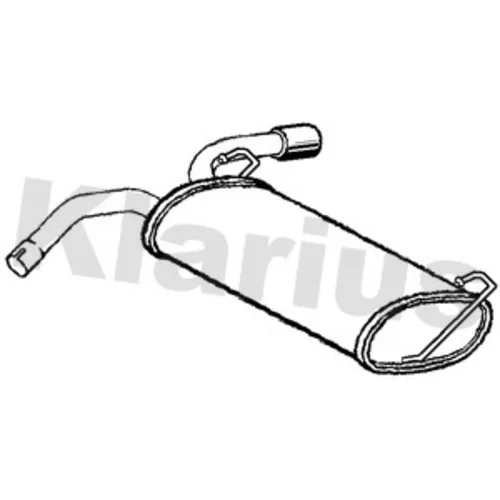 Koncový tlmič výfuku KLARIUS 231450