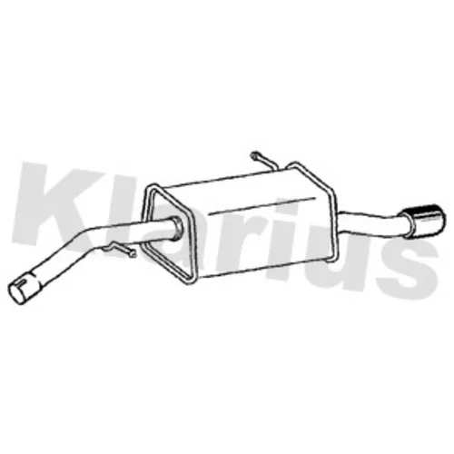 Koncový tlmič výfuku KLARIUS 231532