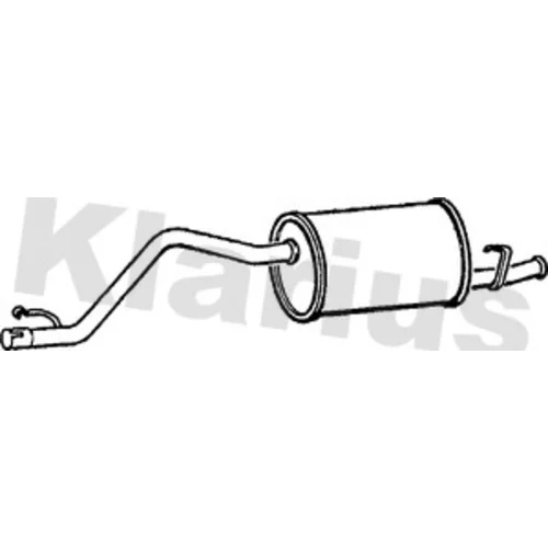Koncový tlmič výfuku KLARIUS 240120
