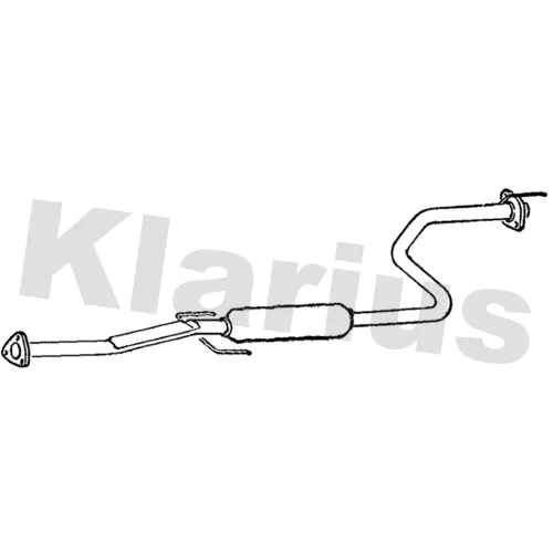 Stredný tlmič výfuku KLARIUS 260209