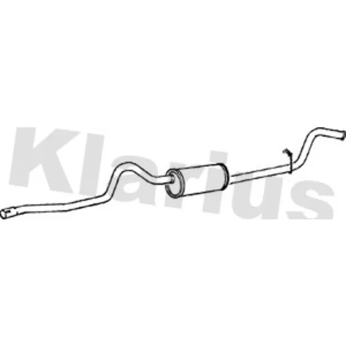 Koncový tlmič výfuku KLARIUS 270076