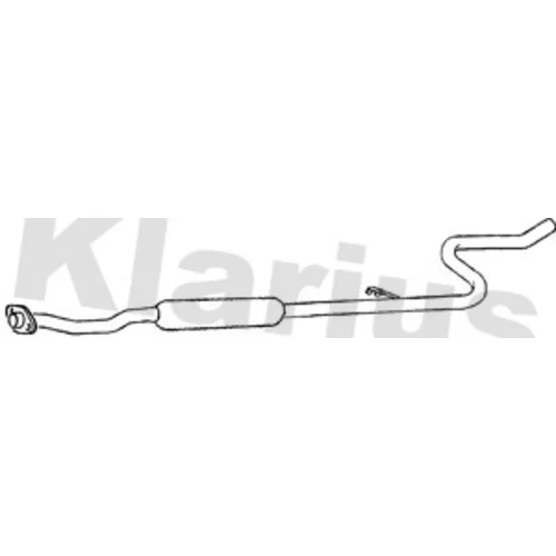 Stredný tlmič výfuku KLARIUS 270800