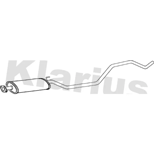 Stredný tlmič výfuku KLARIUS 270865