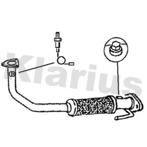 Výfukové potrubie KLARIUS 301144