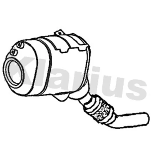 Filter sadzí/pevných častíc výfukového systému KLARIUS 390485