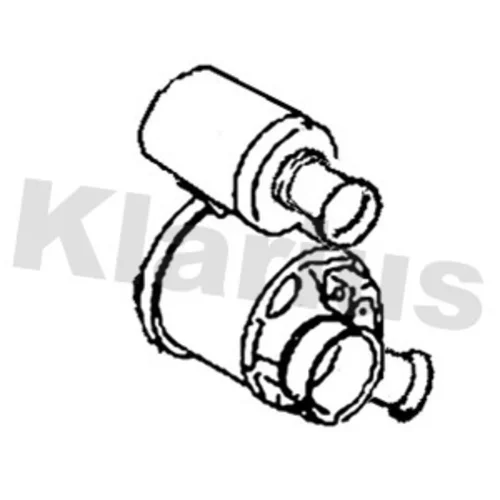 Filter sadzí/pevných častíc výfukového systému KLARIUS 390520