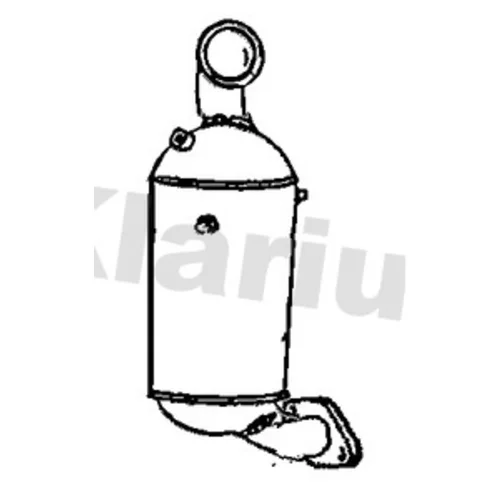 Filter sadzí/pevných častíc výfukového systému KLARIUS 390975