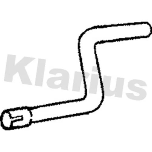 Výfukové potrubie KLARIUS 120382