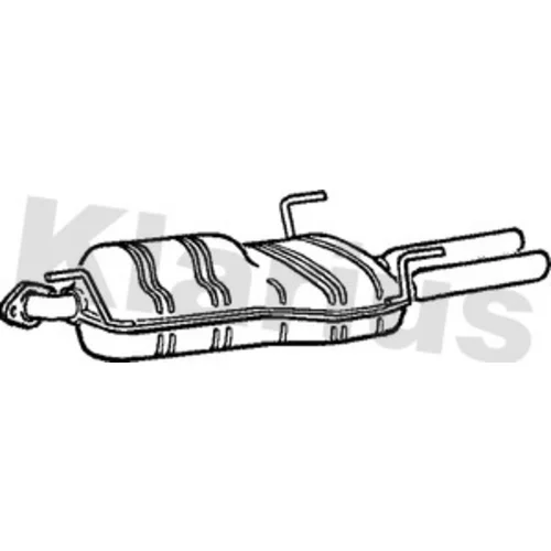 Koncový tlmič výfuku KLARIUS 220540