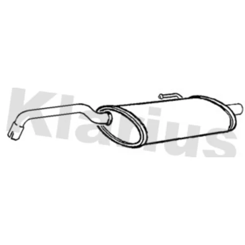 Koncový tlmič výfuku KLARIUS 221722