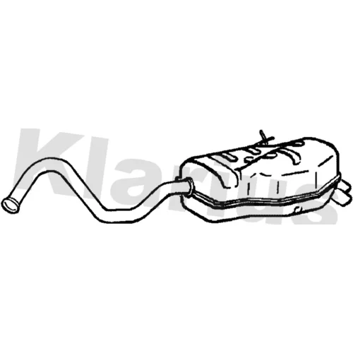 Koncový tlmič výfuku KLARIUS 230645