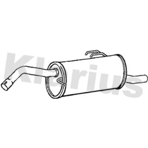 Koncový tlmič výfuku KLARIUS 230996