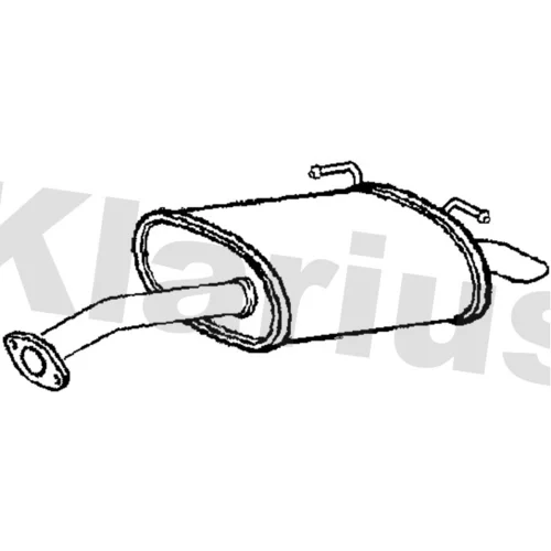 Koncový tlmič výfuku KLARIUS 231445