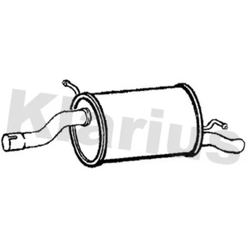 Koncový tlmič výfuku KLARIUS 231455