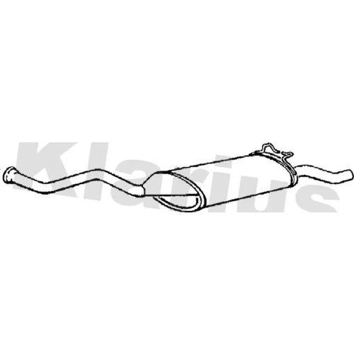 Koncový tlmič výfuku KLARIUS 240325